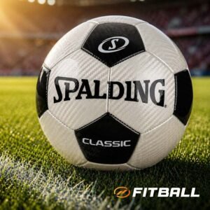 Balón de Fútbol Spalding Tornado Classic Negro N 5