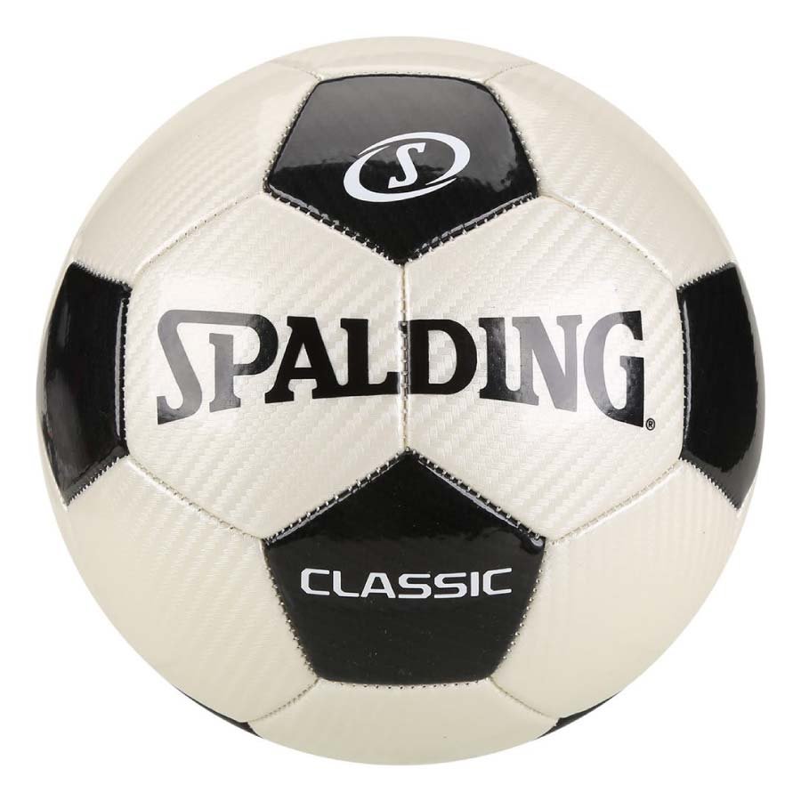 Balón de Fútbol Spalding Tornado Classic Negro N 5, vista frontal