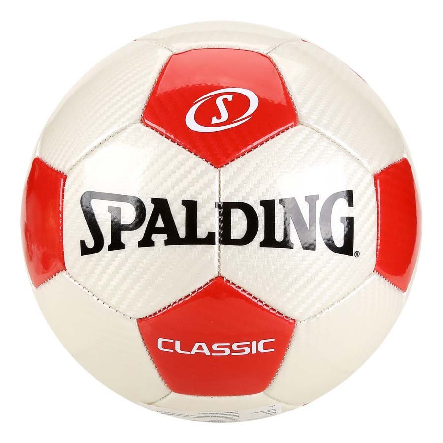 Balón de Fútbol Spalding Tornado Classic Rojo N 5, vista frontal
