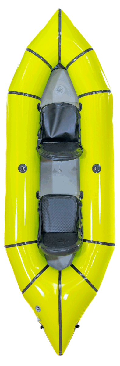 outdoor-aventura-packraft-tpu-inflable-agua Packraft TPU inflable para actividades outdoor y aventura acuática color amarillo