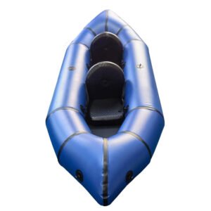 Packraft inflable para actividades outdoor y aventura acuática color azul